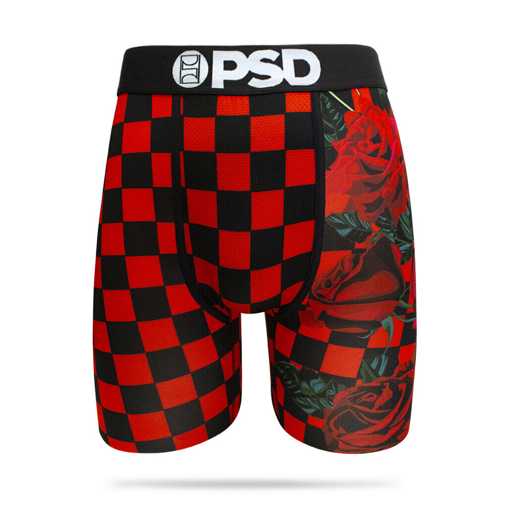 PSD Underwear design "Red Wonderland" boxer briefs sizes S M L XL XXL