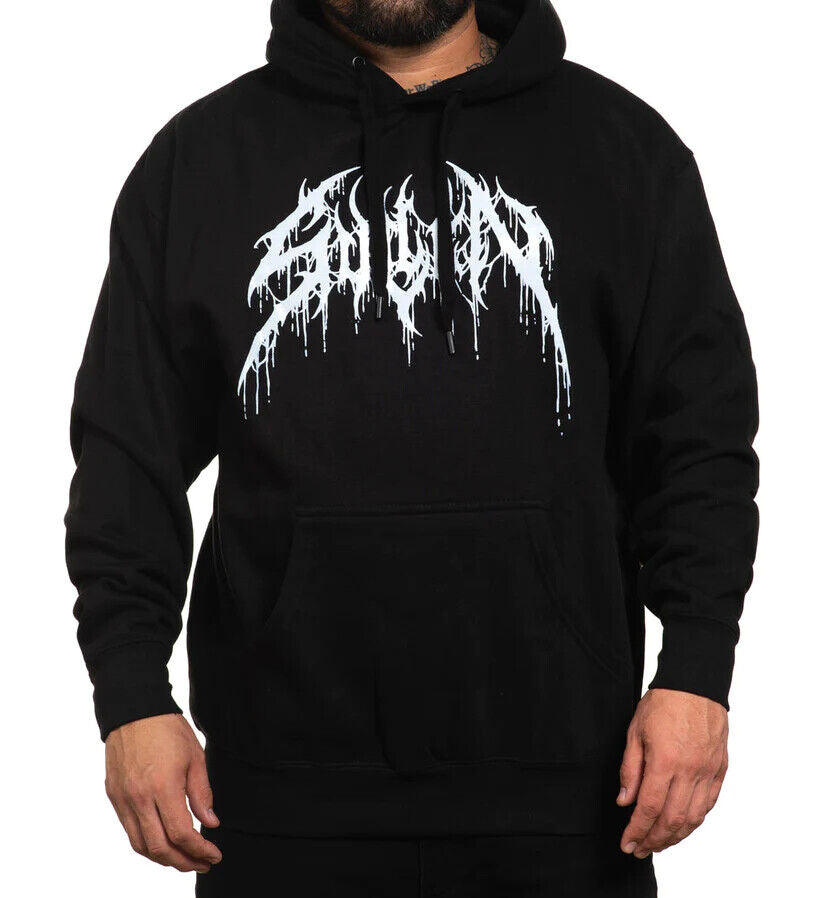 Sullen Clothing "NORDIC" Mens PULLOVER Hoody Art Collective tattoo Black