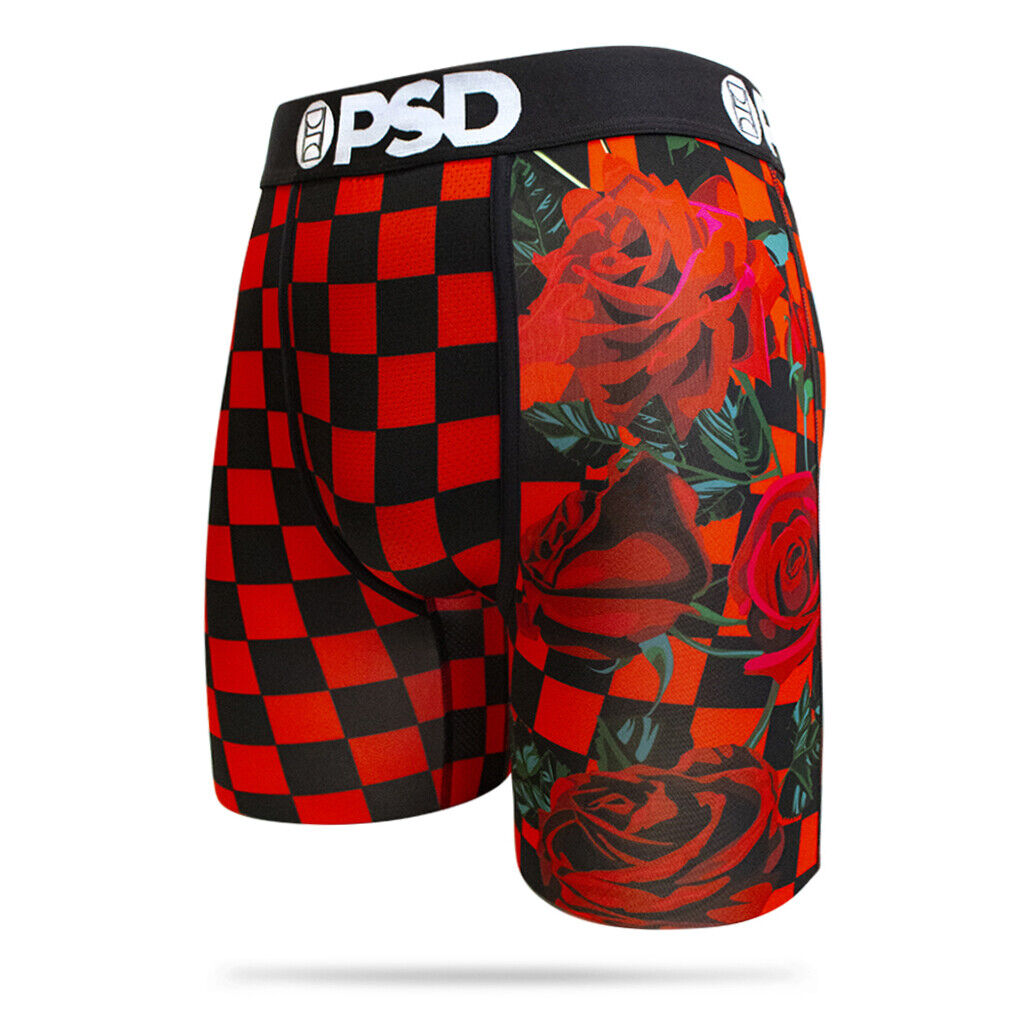 PSD Underwear design "Red Wonderland" boxer briefs sizes S M L XL XXL