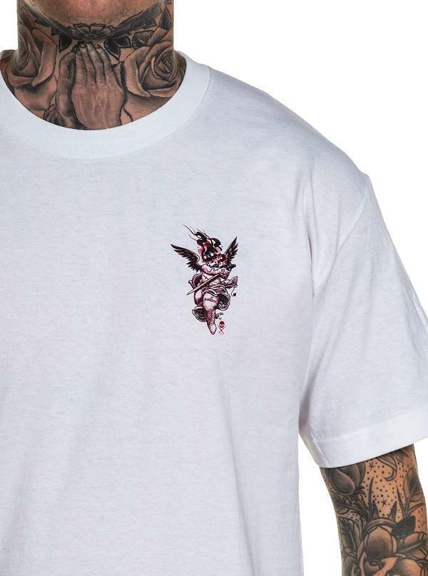 Sullen Clothing "BB RUNG" Mens tee Art Collective tattoo White