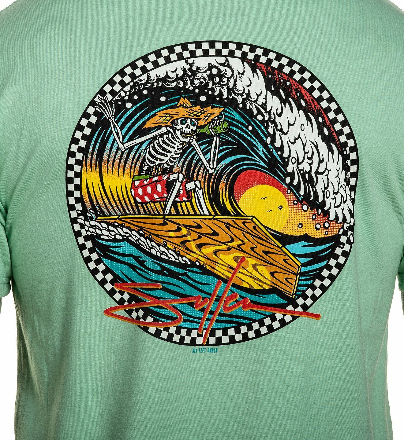 Sullen Clothing "Pitted" Premium Mens tee Art Collective tattoo Green