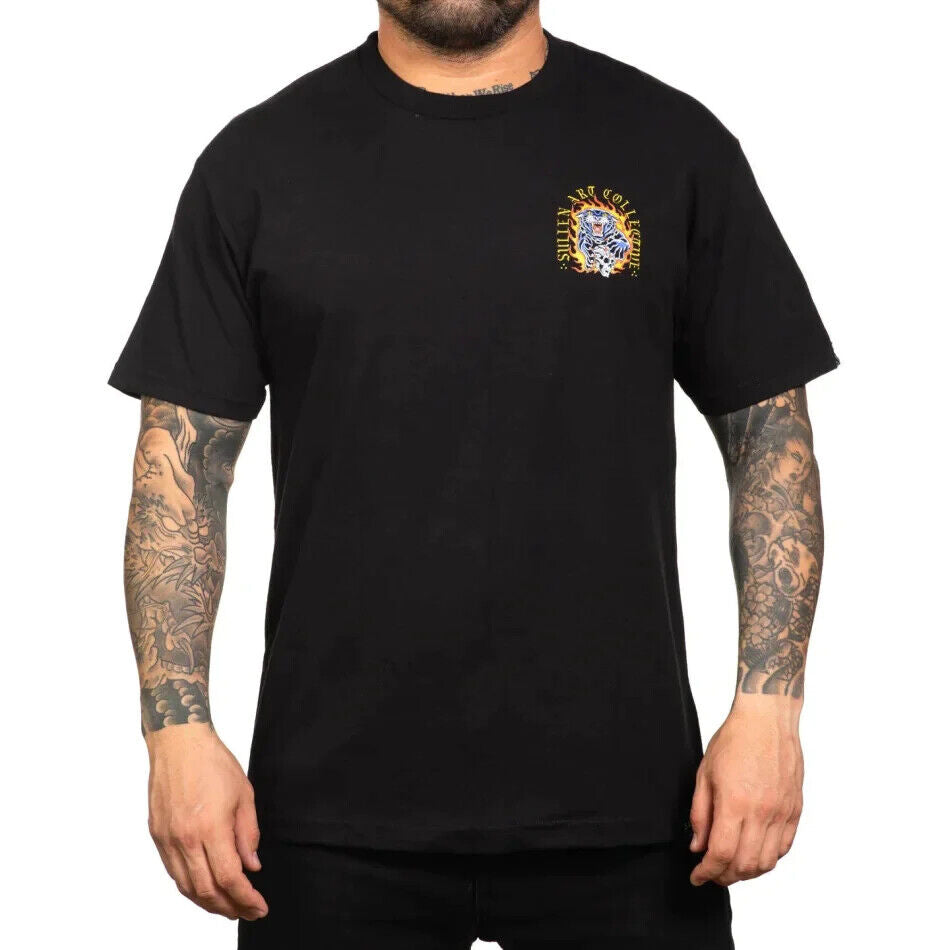 Sullen Clothing "LOBO" Mens tee Art Collective tattoo Black