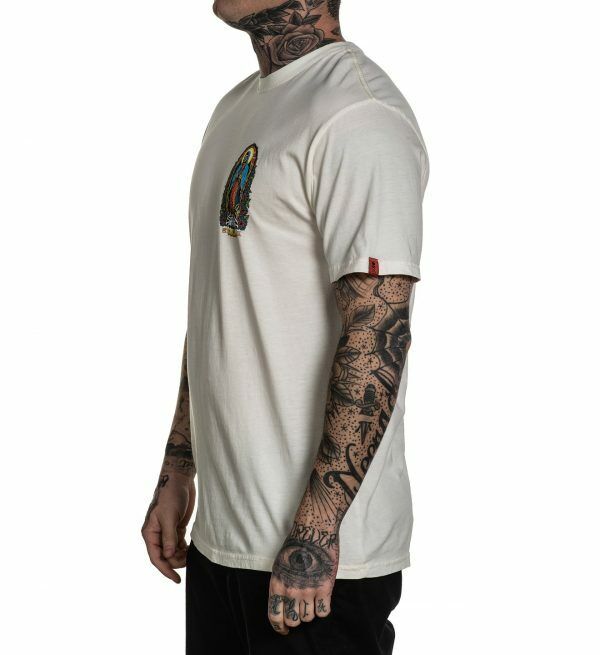 Sullen Clothing REZA POR EL SURF WHITE PREMIUM Mens tee Art Collective tattoo