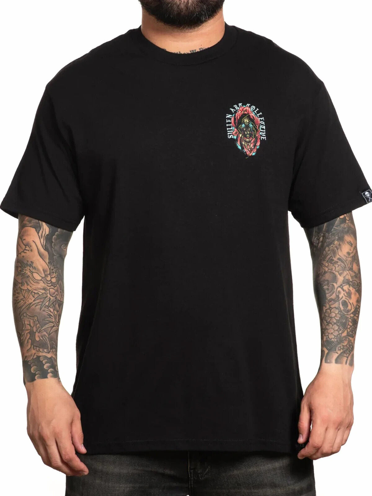 Sullen Clothing "Harlan Reaper" Mens tee Art Collective tattoo black