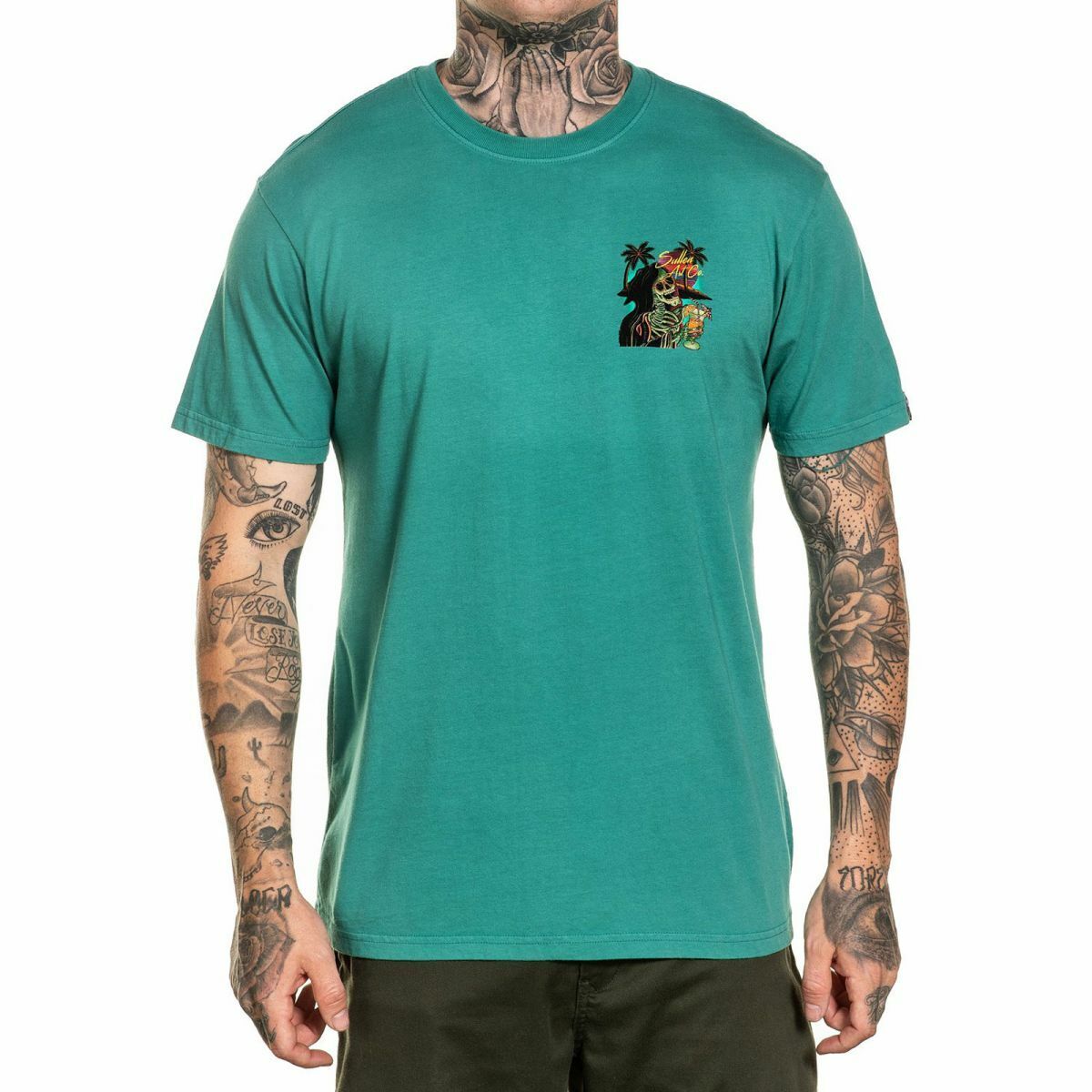Sullen Clothing "Reap-O-Colada" Premium Mens tee Art Collective tattoo Green