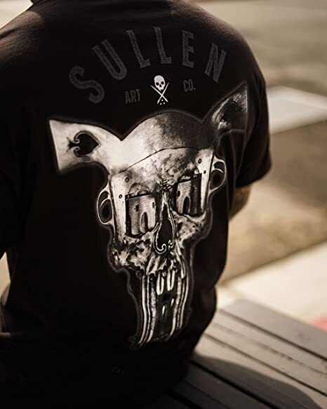 Sullen Clothing "Double Draw " Mens tee Art Collective tattoo Black