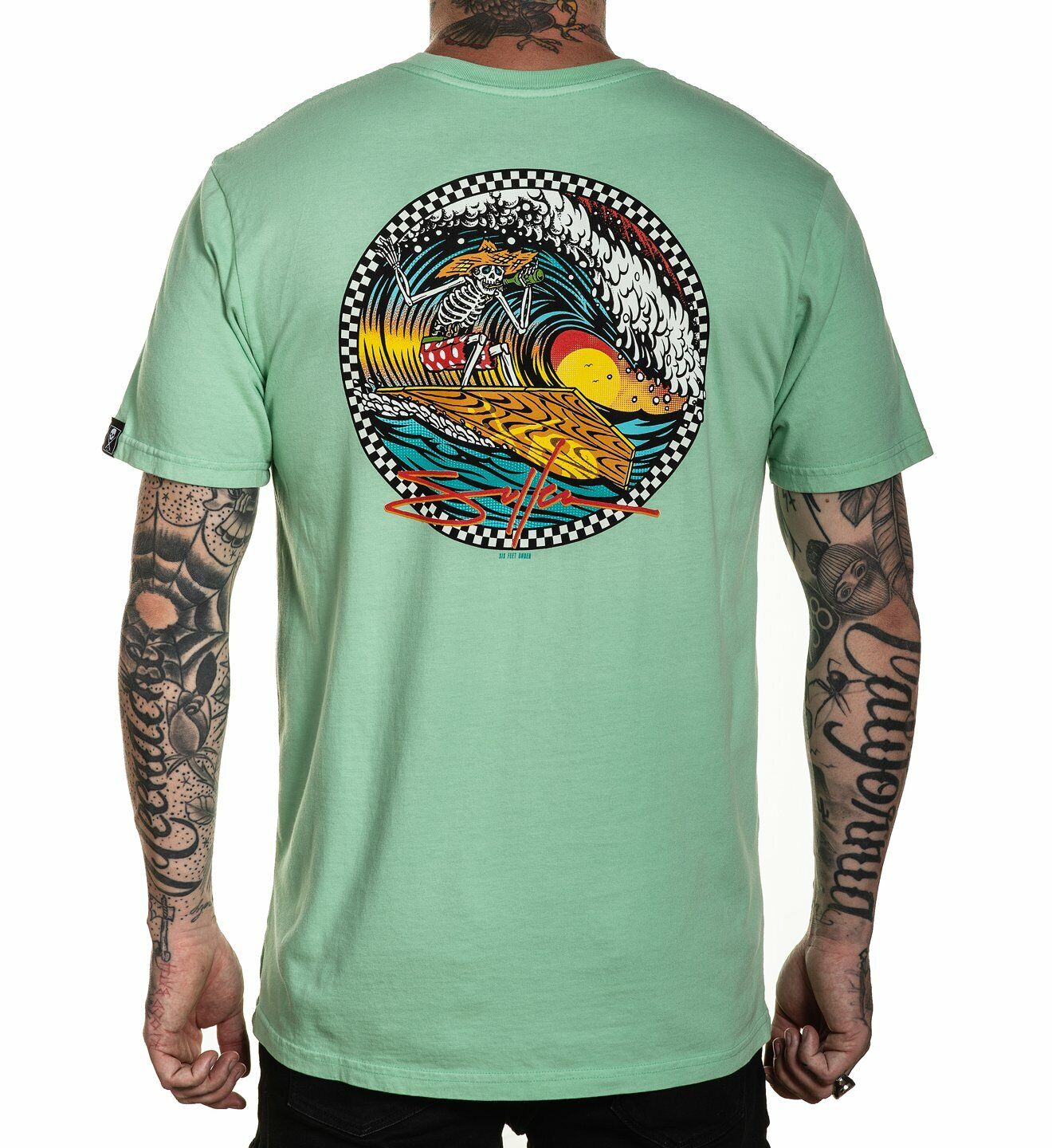 Sullen Clothing "Pitted" Premium Mens tee Art Collective tattoo Green