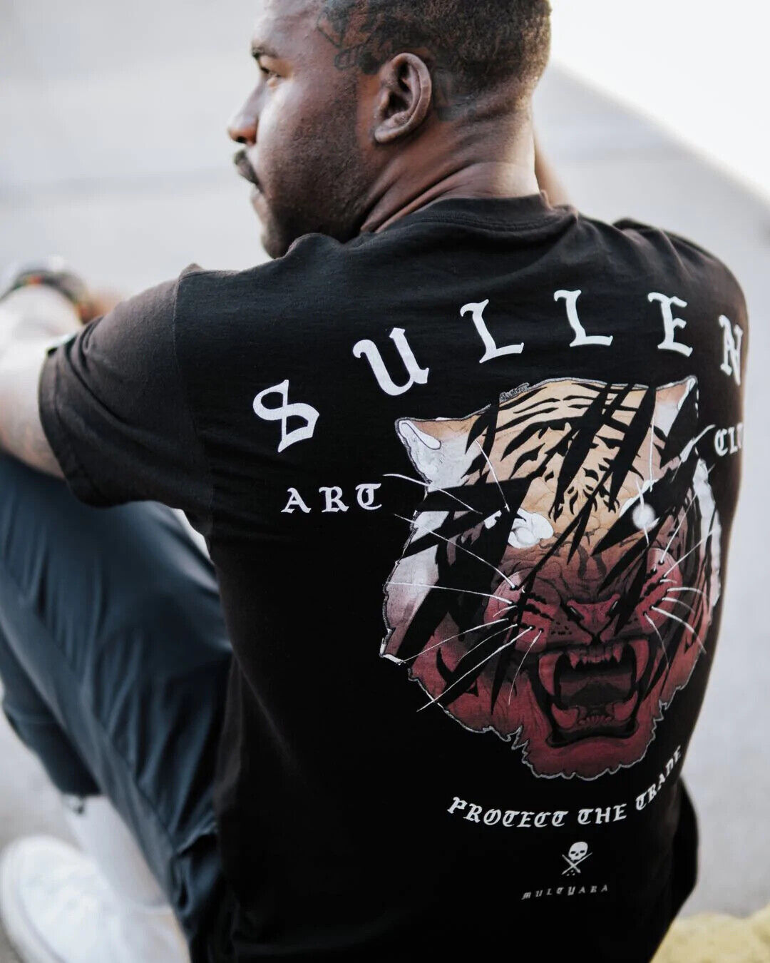 Sullen Clothing "PREDATOR " Mens tee Art Collective tattoo black