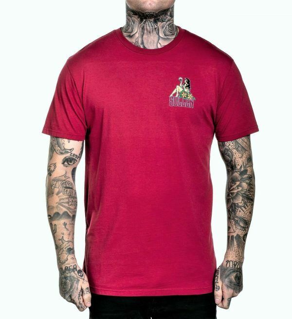 Sullen Clothing "Permanent Vacation" Premium Mens tee Art Collective tattoo Red