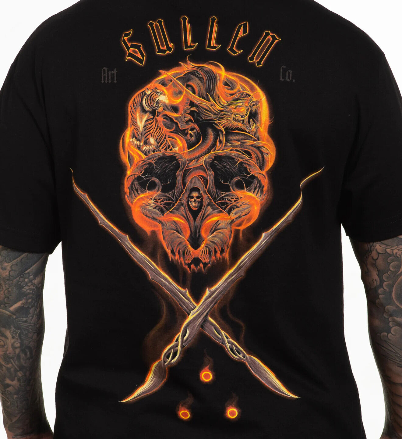 Sullen Clothing "The Dark Arts" Mens tee Art Collective tattoo Black