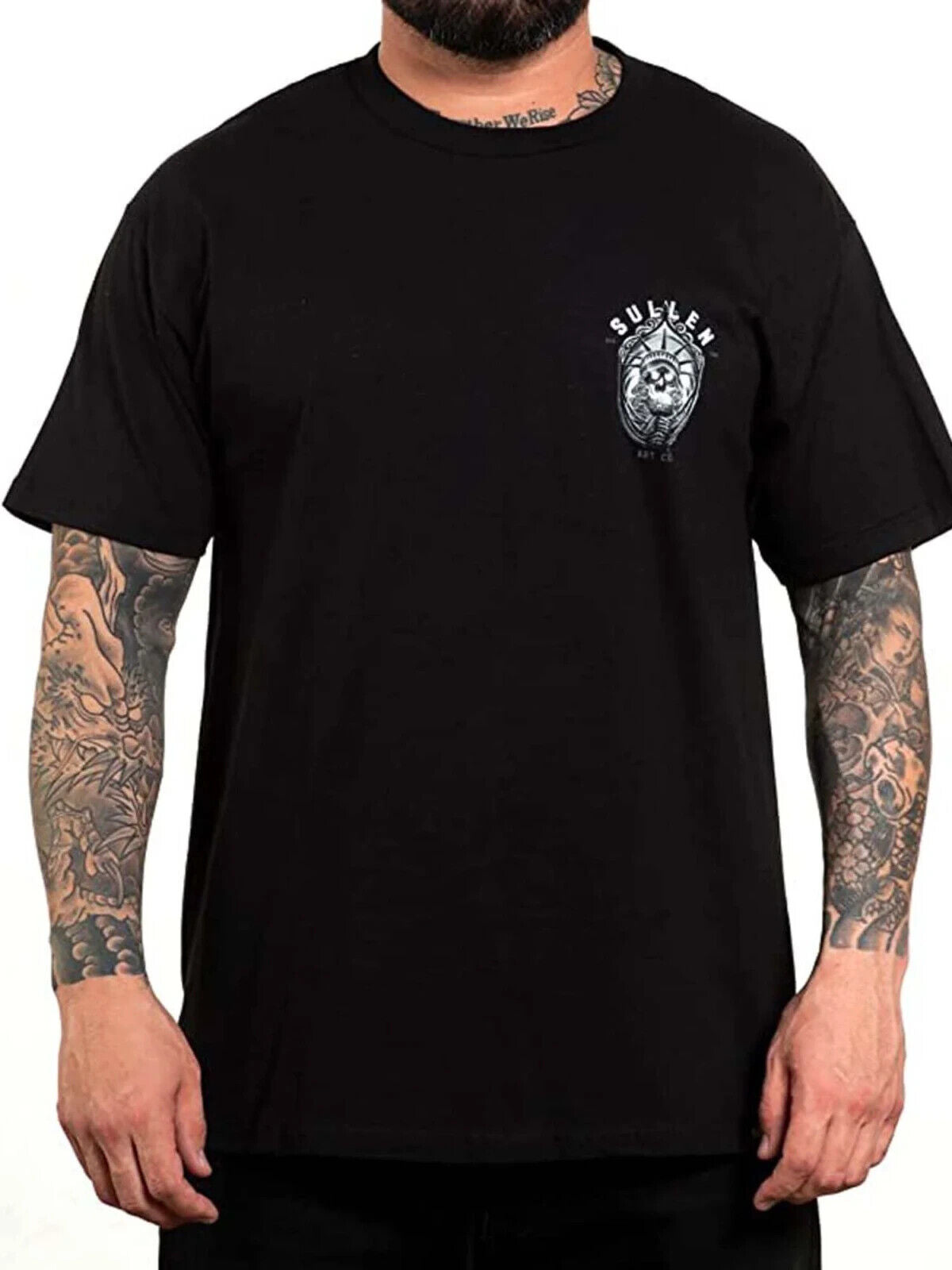 Sullen Clothing "United" Mens tee Art Collective tattoo Black