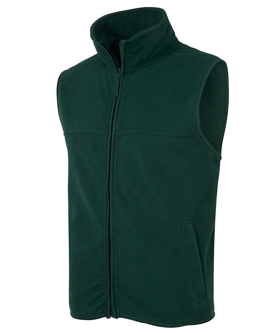 Polar Fleece Vest adults black navy royal bottle red S M L XL 2XL 3XL 4XL 5XL