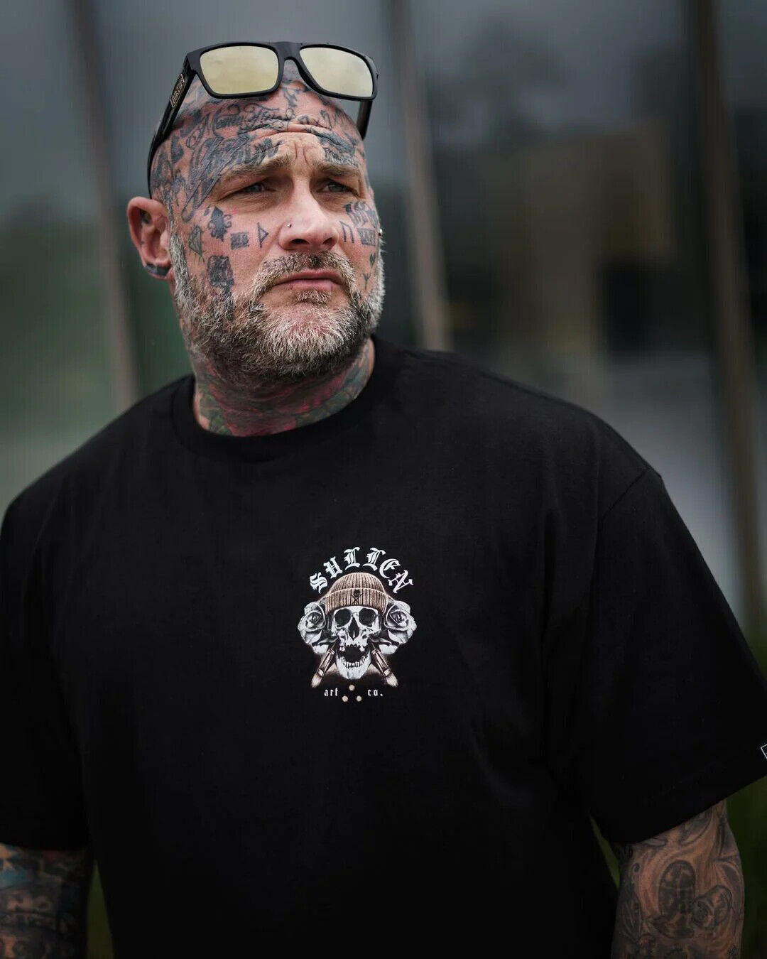 Sullen Clothing "BRONZE BADGE STANDARD" Mens tee Art Collective tattoo Black