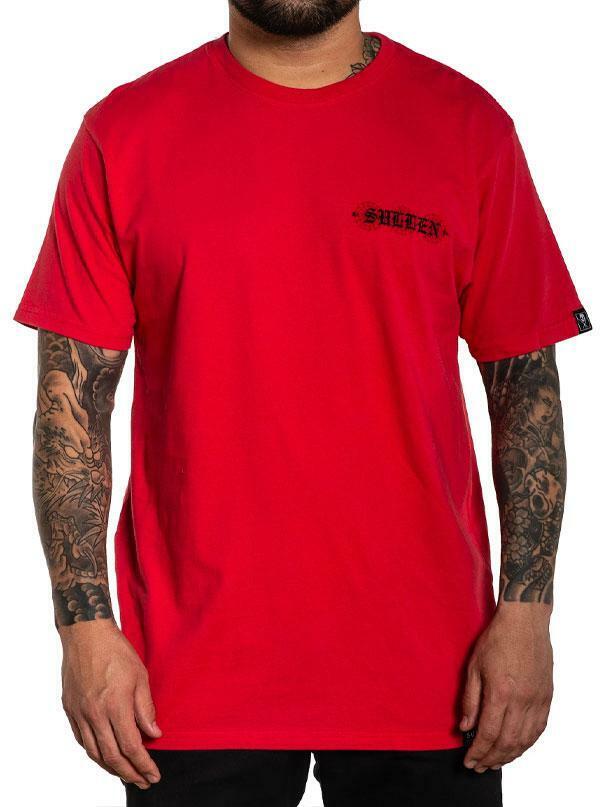 Sullen Clothing "RED ELECTRIC" Premium Mens tee Art Collective tattoo
