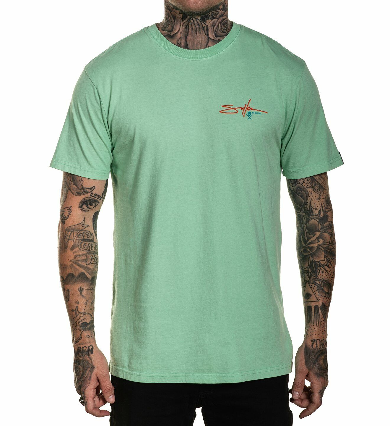 Sullen Clothing "Pitted" Premium Mens tee Art Collective tattoo Green
