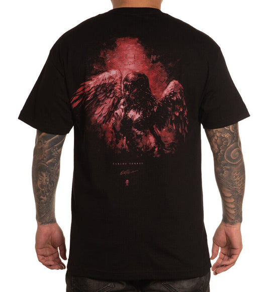 Sullen Clothing "Torres Angel " Mens tee Art Collective tattoo Black