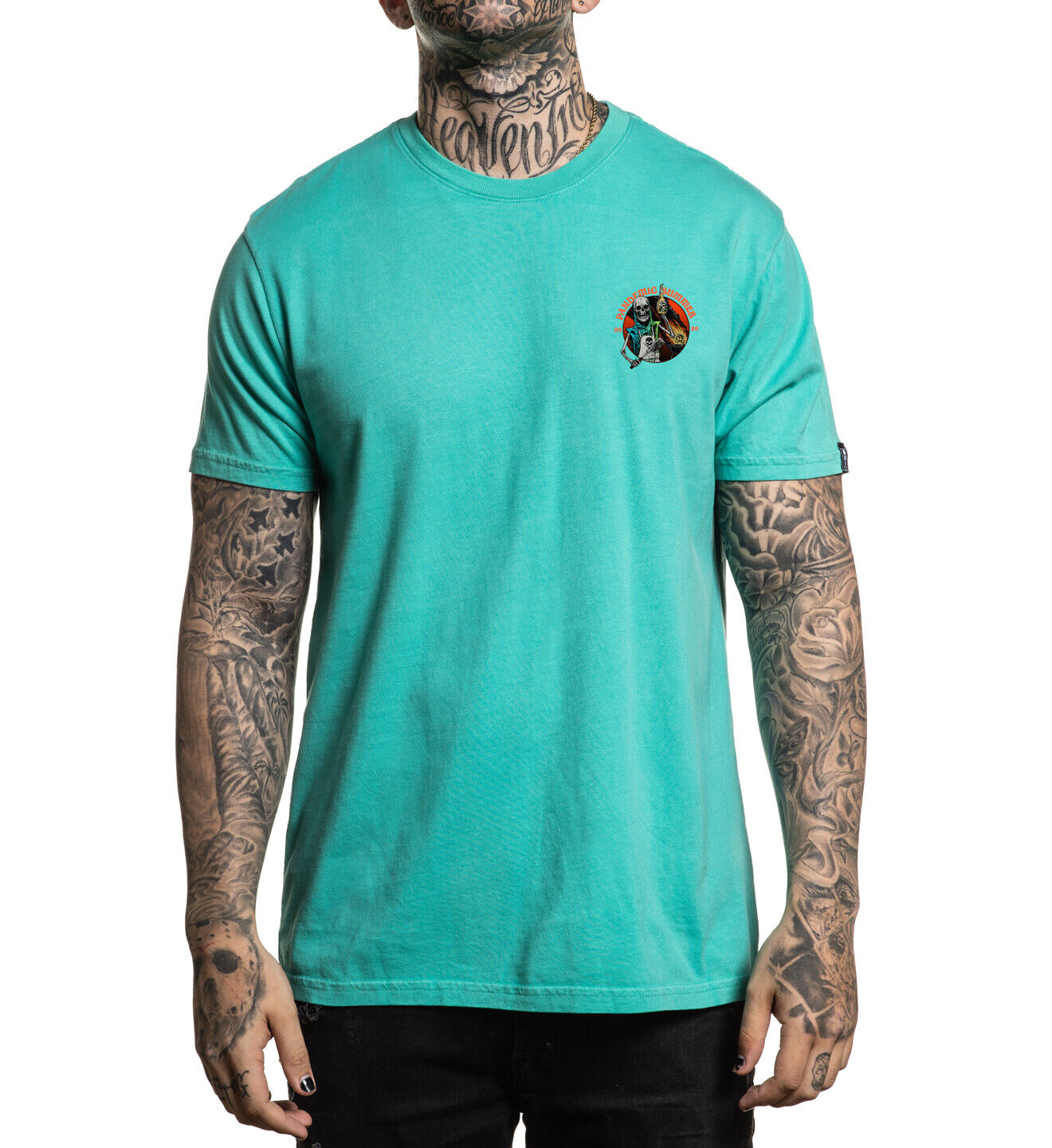 Sullen Clothing PANDEMIC SUMMER NEPTUNE PREMIUM Mens tee Art Collective tattoo