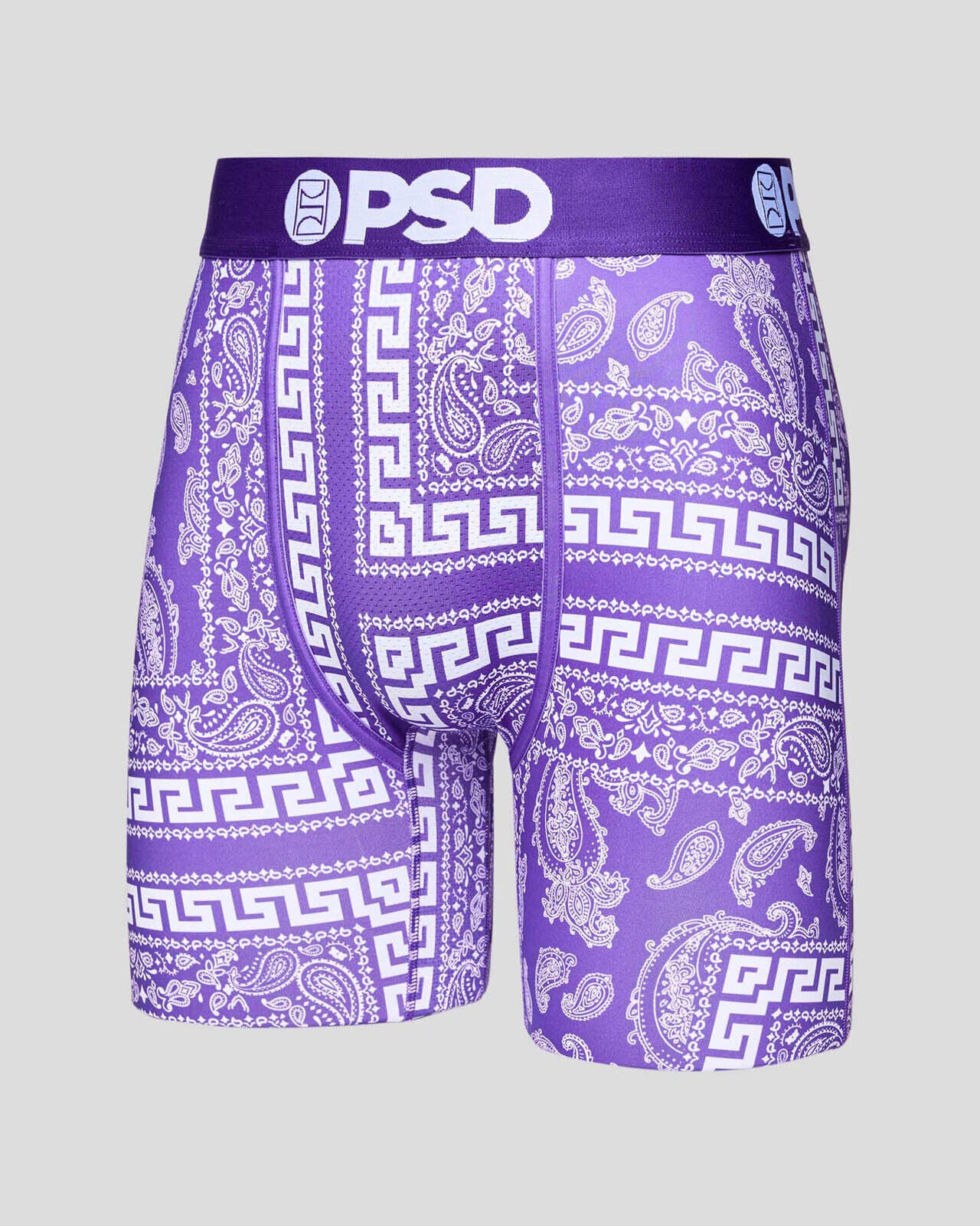 PSD Underwear design "MEANDER LUX PURPLE " boxer briefs sizes S M L XL XXL