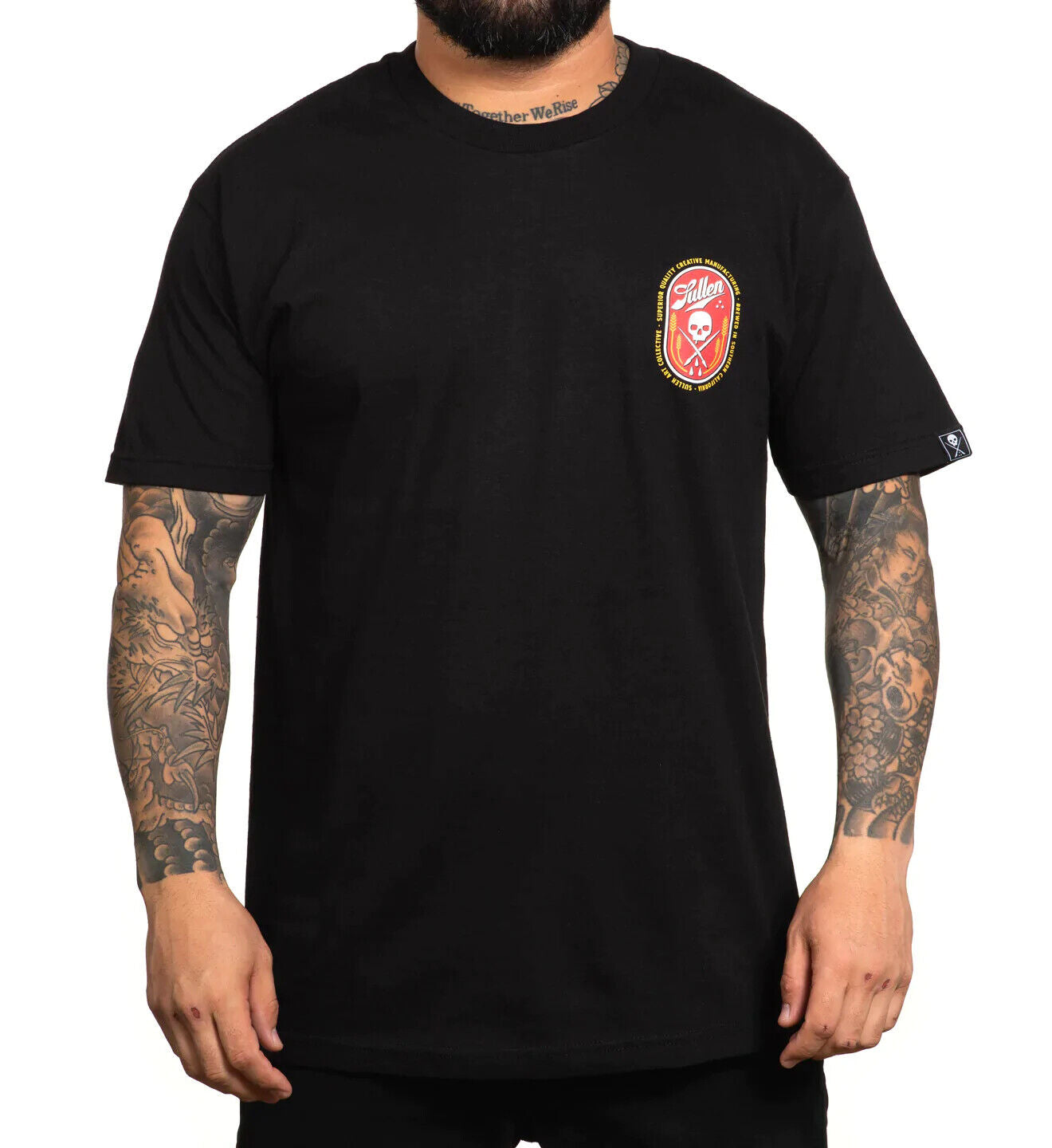 Sullen Clothing "KNOCK 'EM BACK" Mens tee Art Collective tattoo black