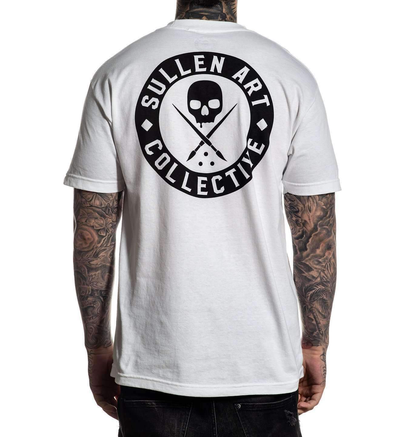 Sullen Clothing Mens Classic tee Tattoo Black Red White M L XL 2XL 3XL 4XL 5XL