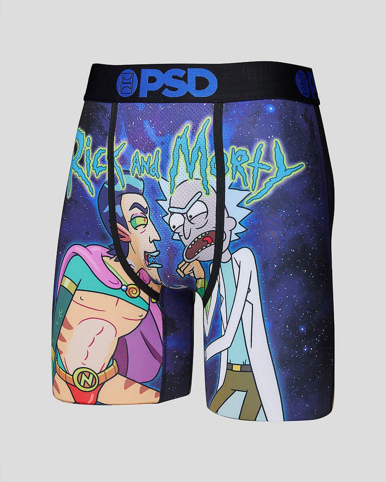 PSD Underwear design "RICK AND MORTY – RICK VS MR. NIMBUS" boxer briefs