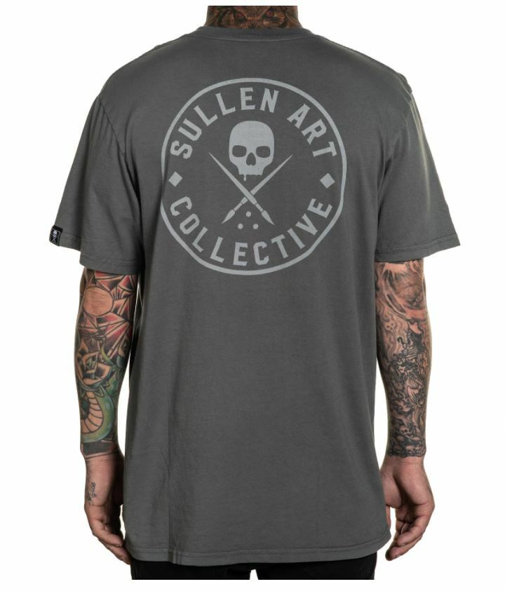 Sullen Clothing "EVER CHARCOAL PREMIUM" Mens tee Art Collective tattoo