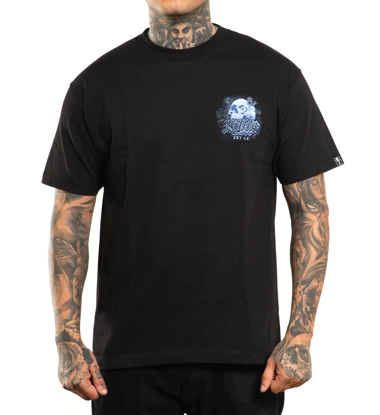 Sullen Clothing "HEZZ" Mens tee Art Collective tattoo Black