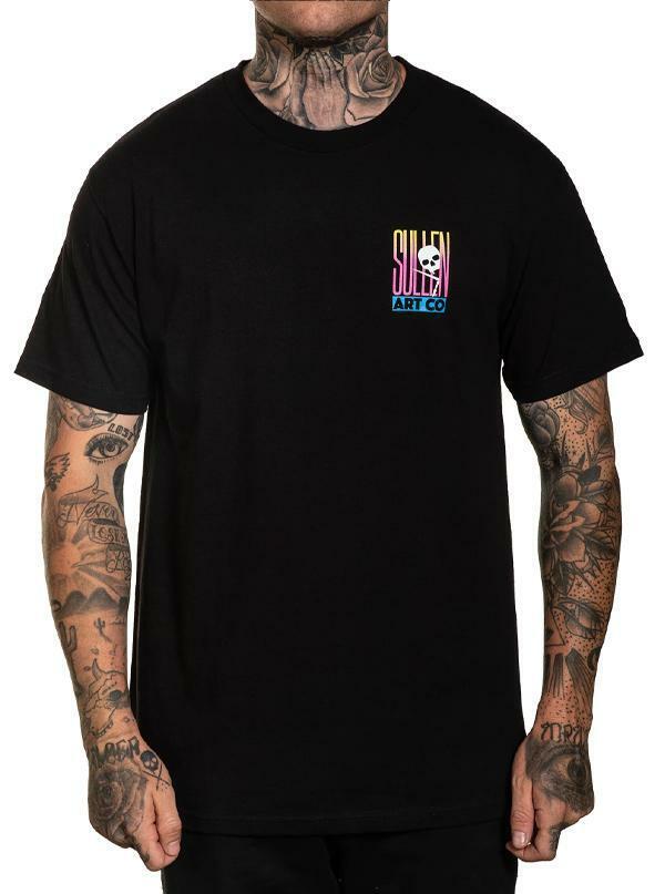 Sullen Clothing "NO WAKE ZONE" Mens tee Art Collective tattoo black