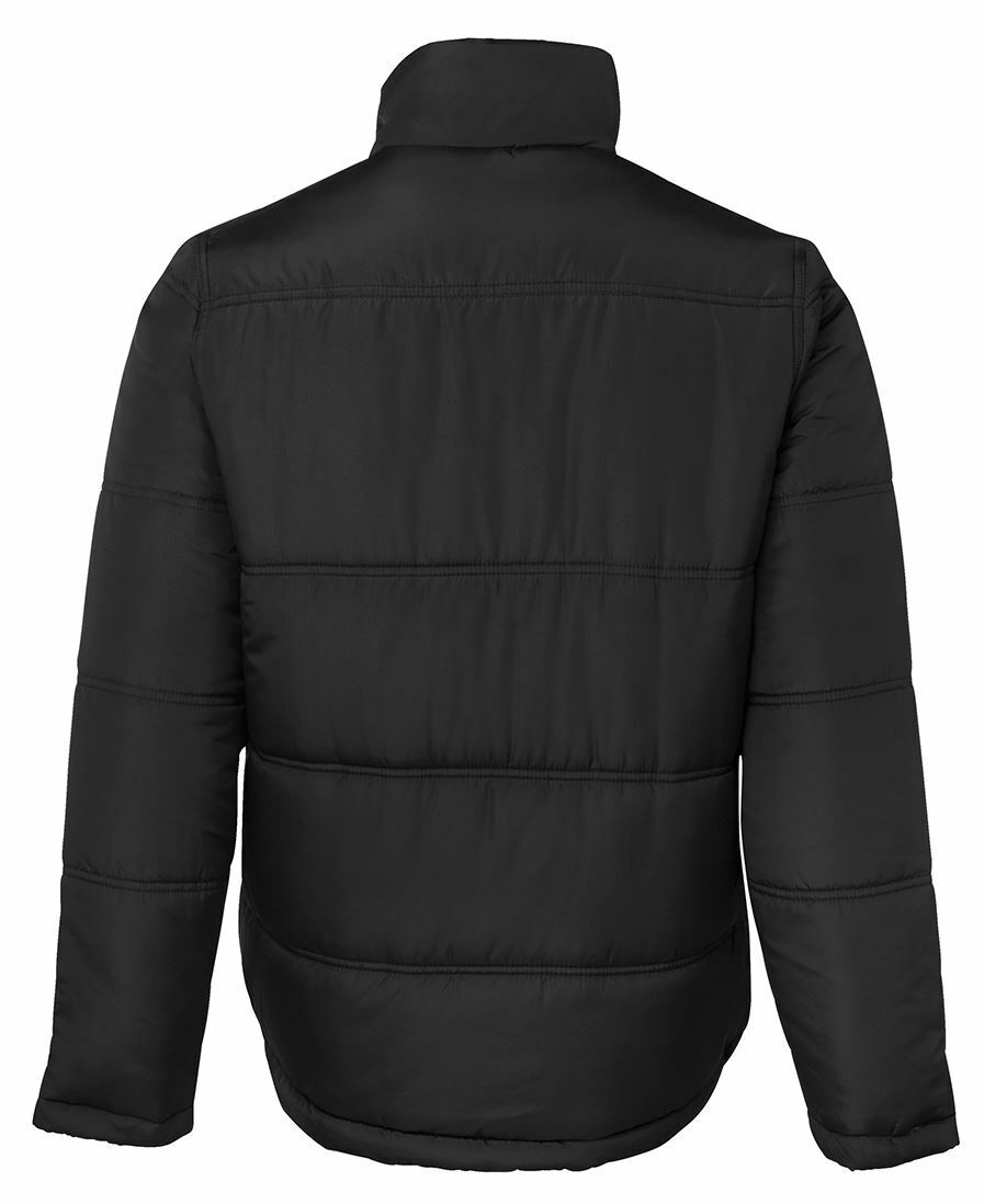 Puffer Jacket Zip up adults black navy quilted size 12-5XL black navy mens women