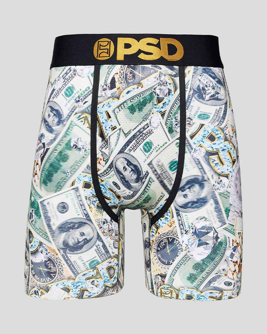 PSD Underwear design "CASH IS KING" boxer briefs sizes S M L XL XXL