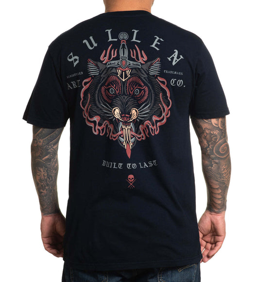 Sullen Clothing "Wolfhead" Mens Premium tee Art Collective tattoo