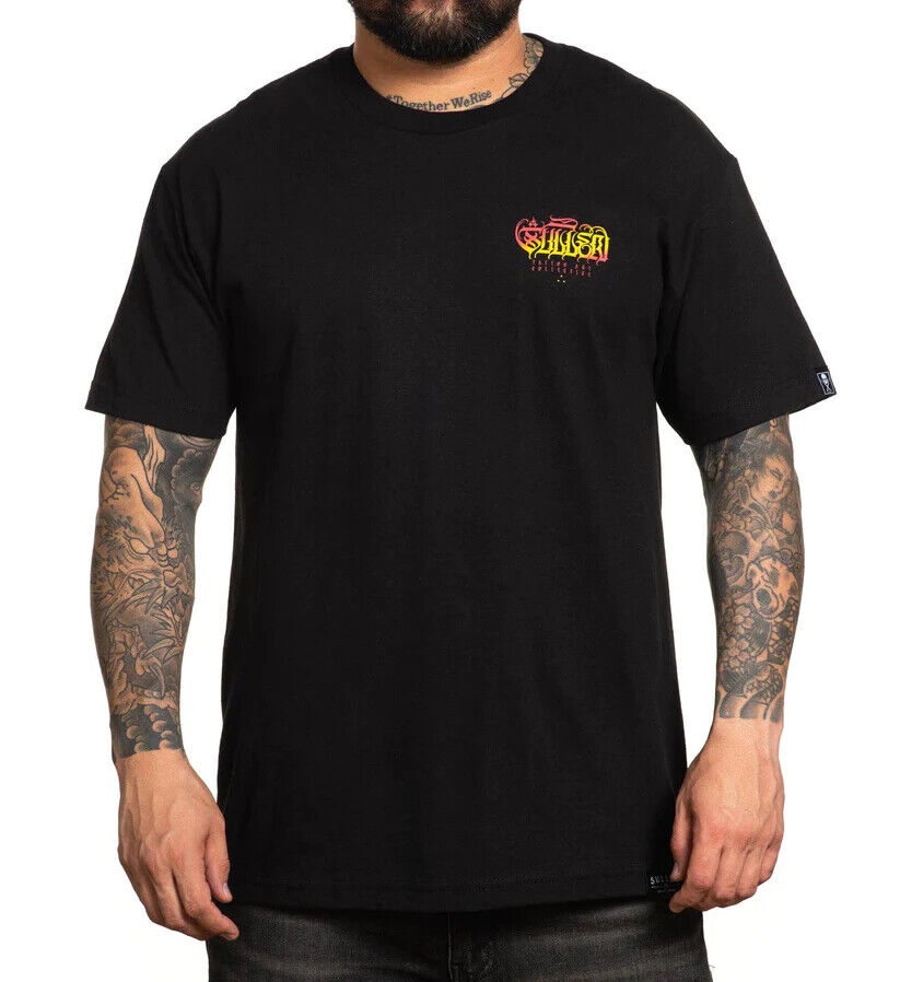 Sullen Clothing "MI VIDA LOCA" Mens tee Art Collective tattoo Black