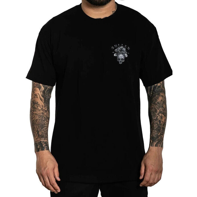 Sullen Clothing "Farrar Rose" Mens tee Art Collective tattoo Black