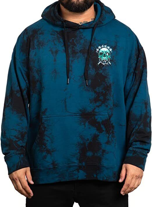 Sullen Clothing "Lords Pullover Hoodie" Mens Art Collective tattoo Blue Black