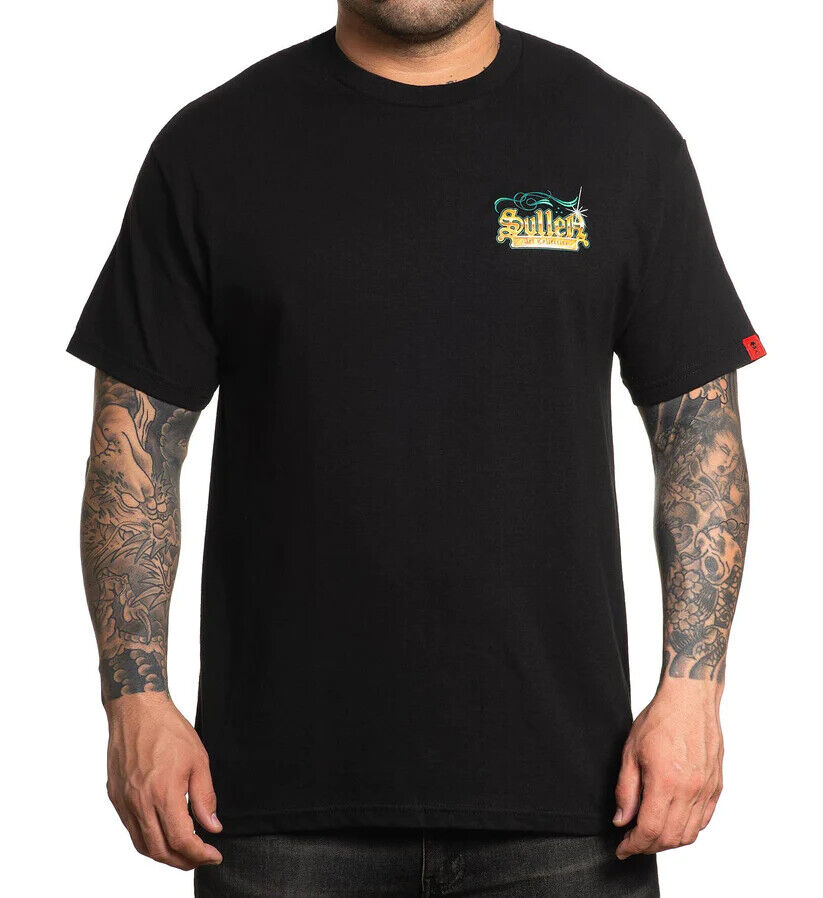 Sullen Clothing "PARAISO" Mens tee Art Collective tattoo Black
