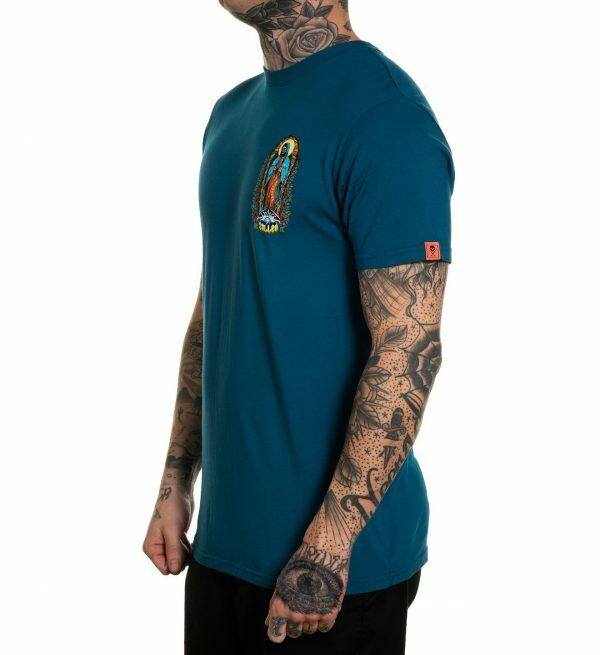 Sullen Clothing REZA POR EL SURF BLUE PREMIUM Mens tee Art Collective tattoo