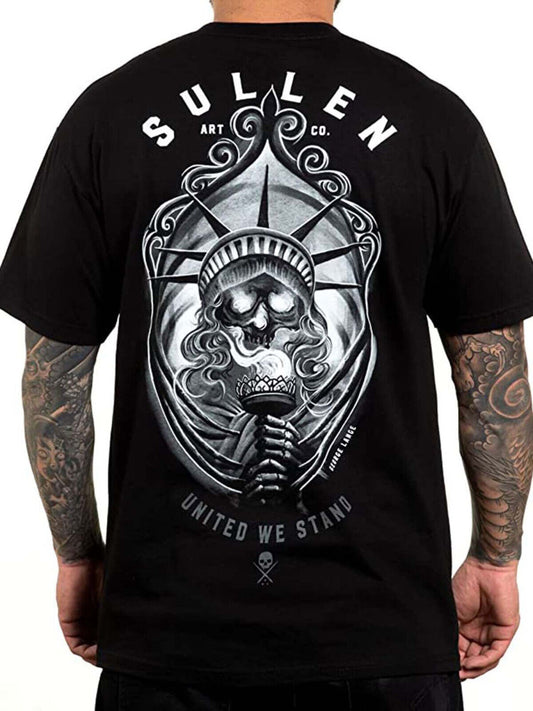 Sullen Clothing "United" Mens tee Art Collective tattoo Black