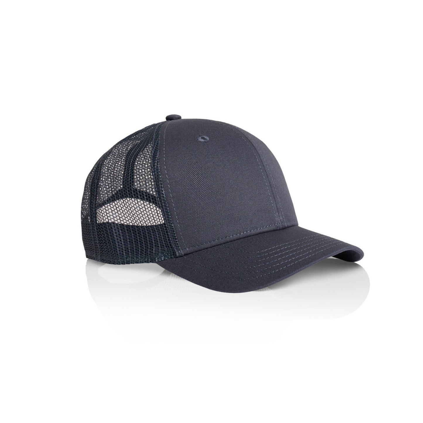 Trucker Cap Curved Peak Mesh Back Plastic Snapback black navy army petrol