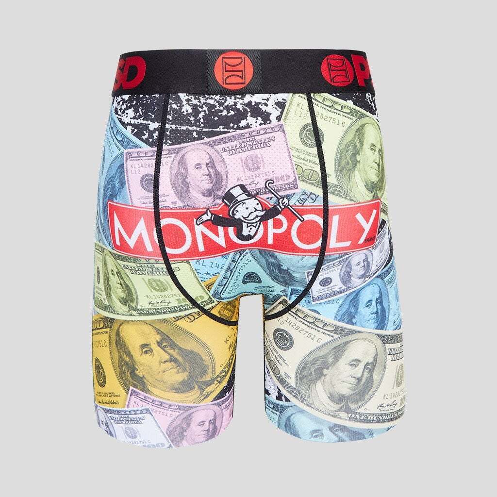 PSD Underwear BOARD GAME boxer briefs MONOPOLY SCRRABBLE TWISTER OPERATION