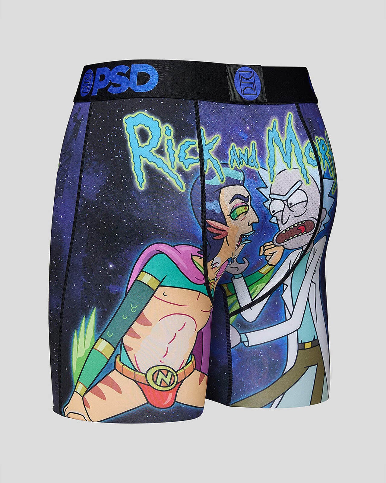PSD Underwear design "RICK AND MORTY – RICK VS MR. NIMBUS" boxer briefs