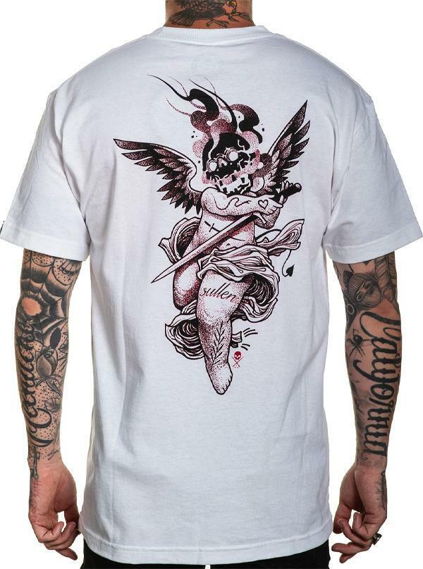 Sullen Clothing "BB RUNG" Mens tee Art Collective tattoo White