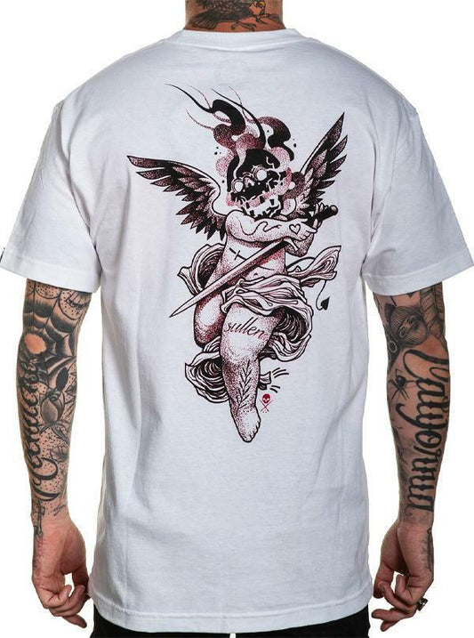 Sullen Clothing "BB RUNG" Mens tee Art Collective tattoo White