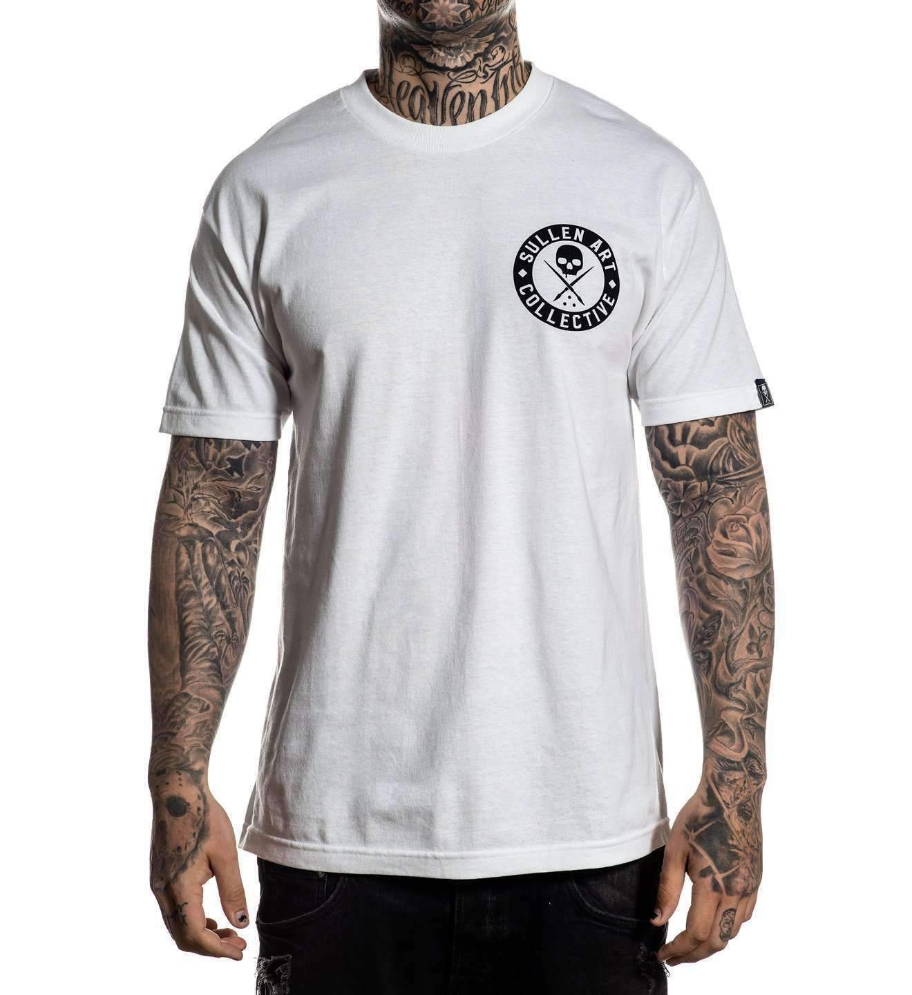 Sullen Clothing Mens Classic tee Tattoo Black Red White M L XL 2XL 3XL 4XL 5XL
