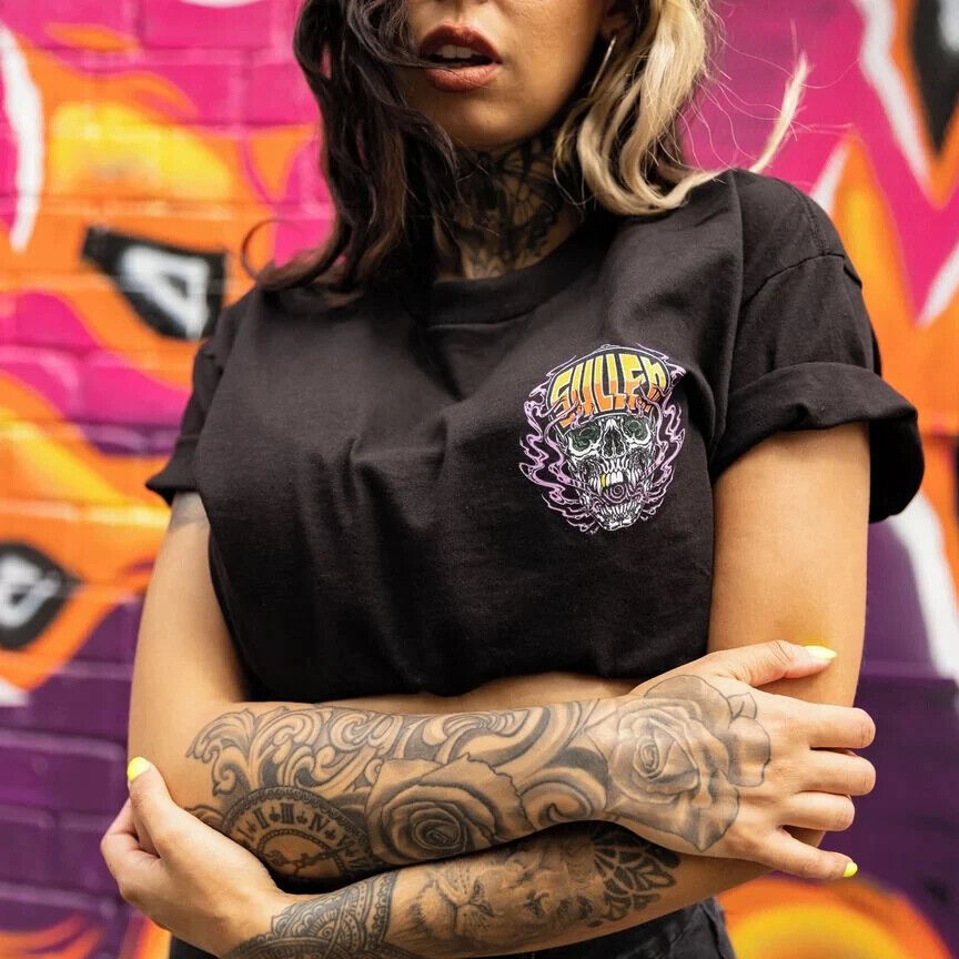 Sullen Clothing "EXHALE STANDARD" Mens tee Art Collective tattoo