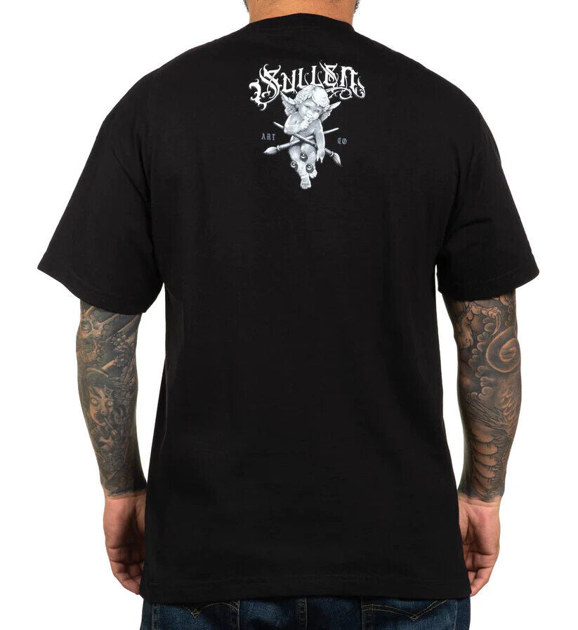 Sullen Clothing "MOUSE LOPEZ" Mens tee Art Collective tattoo Black