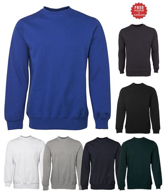Fleecy sweat jumper windcheater mens womens S M L XL 2XL 3XL 4XL 5XL