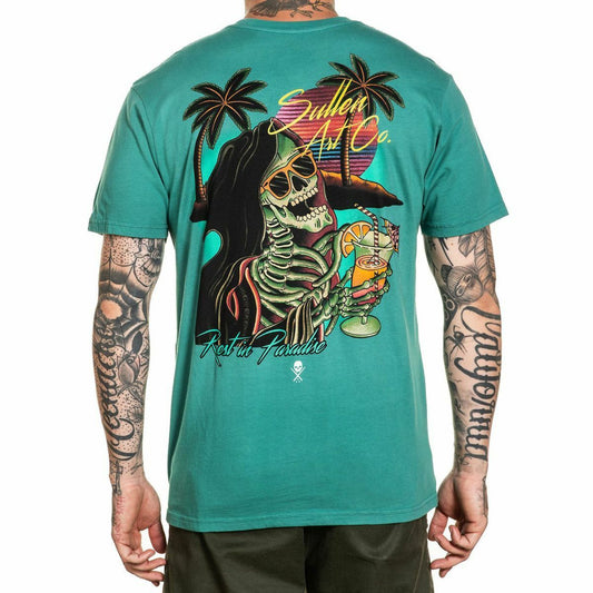 Sullen Clothing "Reap-O-Colada" Premium Mens tee Art Collective tattoo Green