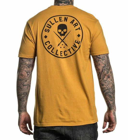 Sullen Clothing EVER MUSTARD PREMIUM Mens tee Art Collective tattoo