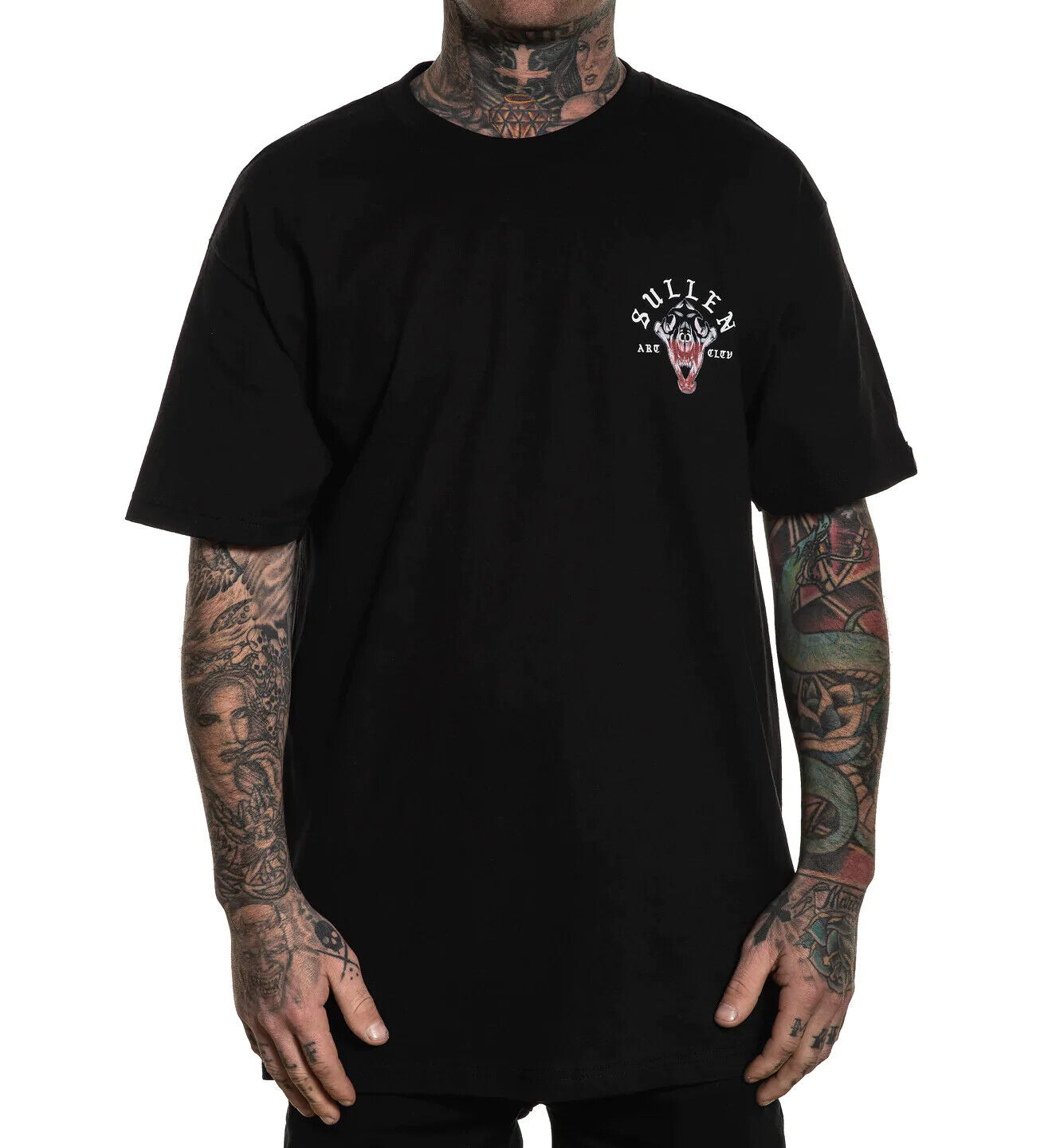 Sullen Clothing "PREDATOR " Mens tee Art Collective tattoo black