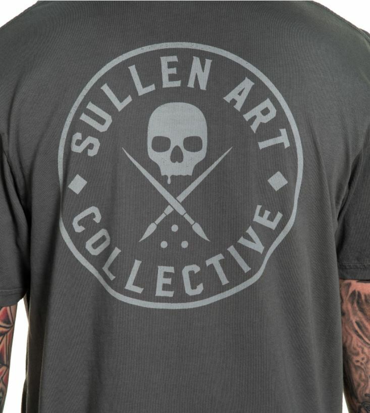 Sullen Clothing "EVER CHARCOAL PREMIUM" Mens tee Art Collective tattoo